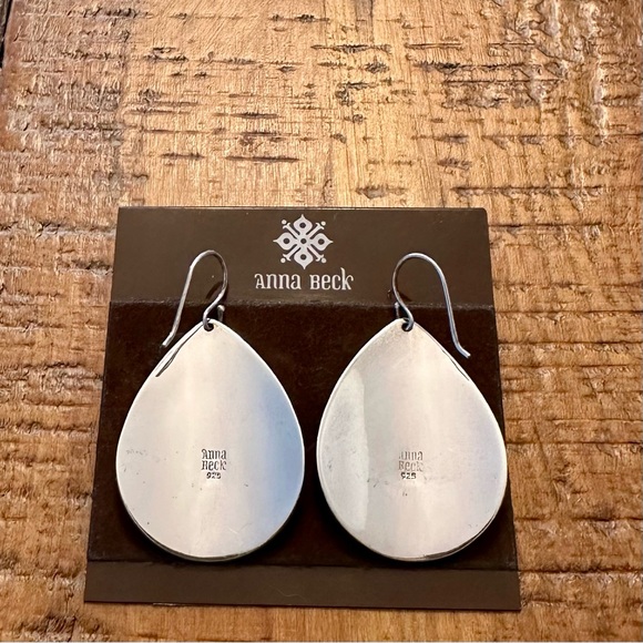 Anna Beck Two-Tone Teardrop Earrings - Picture 3 of 7